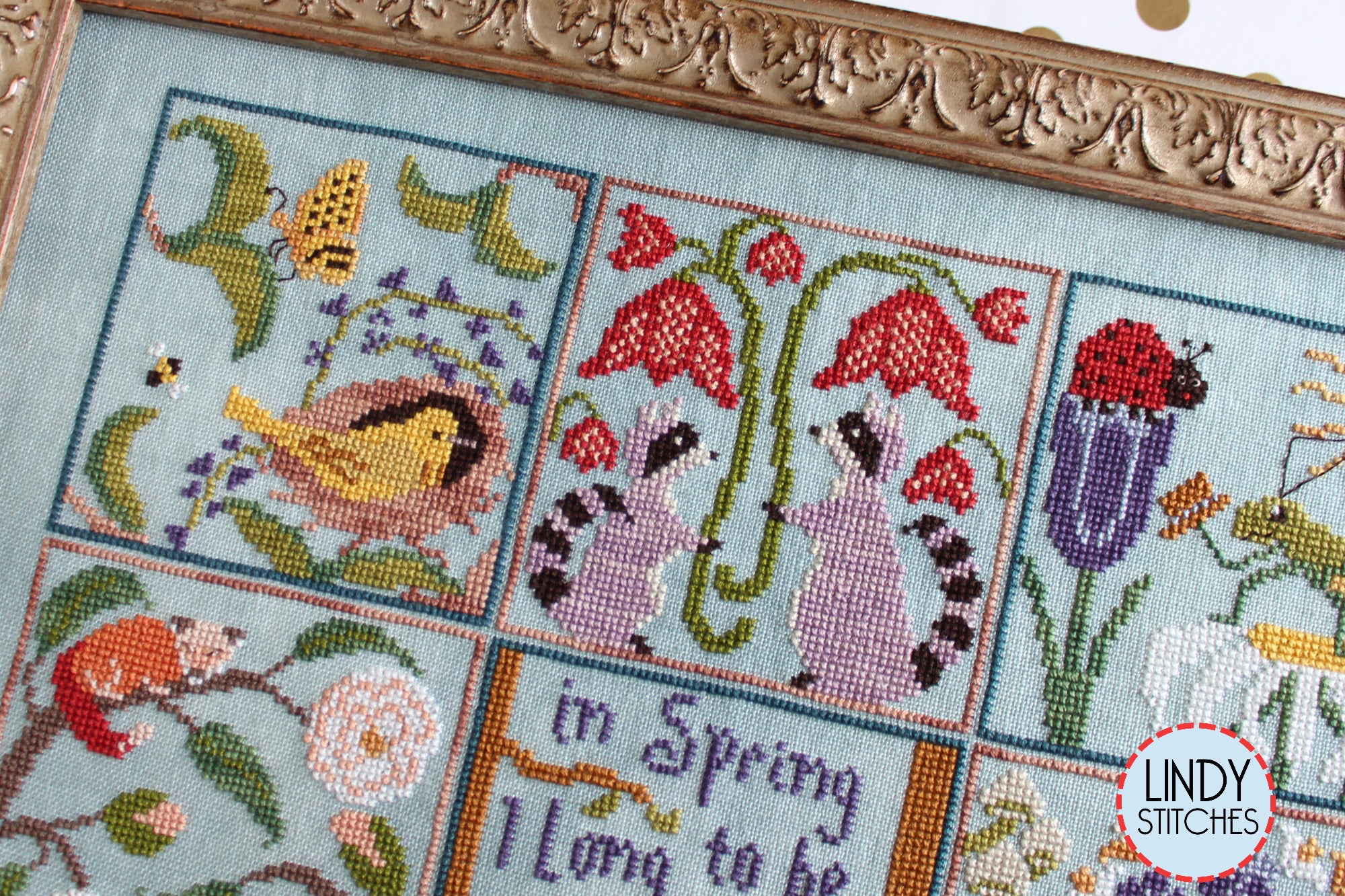 Jackalopian Tapestry Cross Stitch Pattern by Lindy Stitches