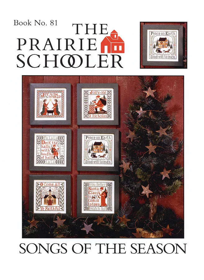 Songs of the Season The Prairie Schooler Cross Stitch Pattern #81 Phys –  Lindy Stitches