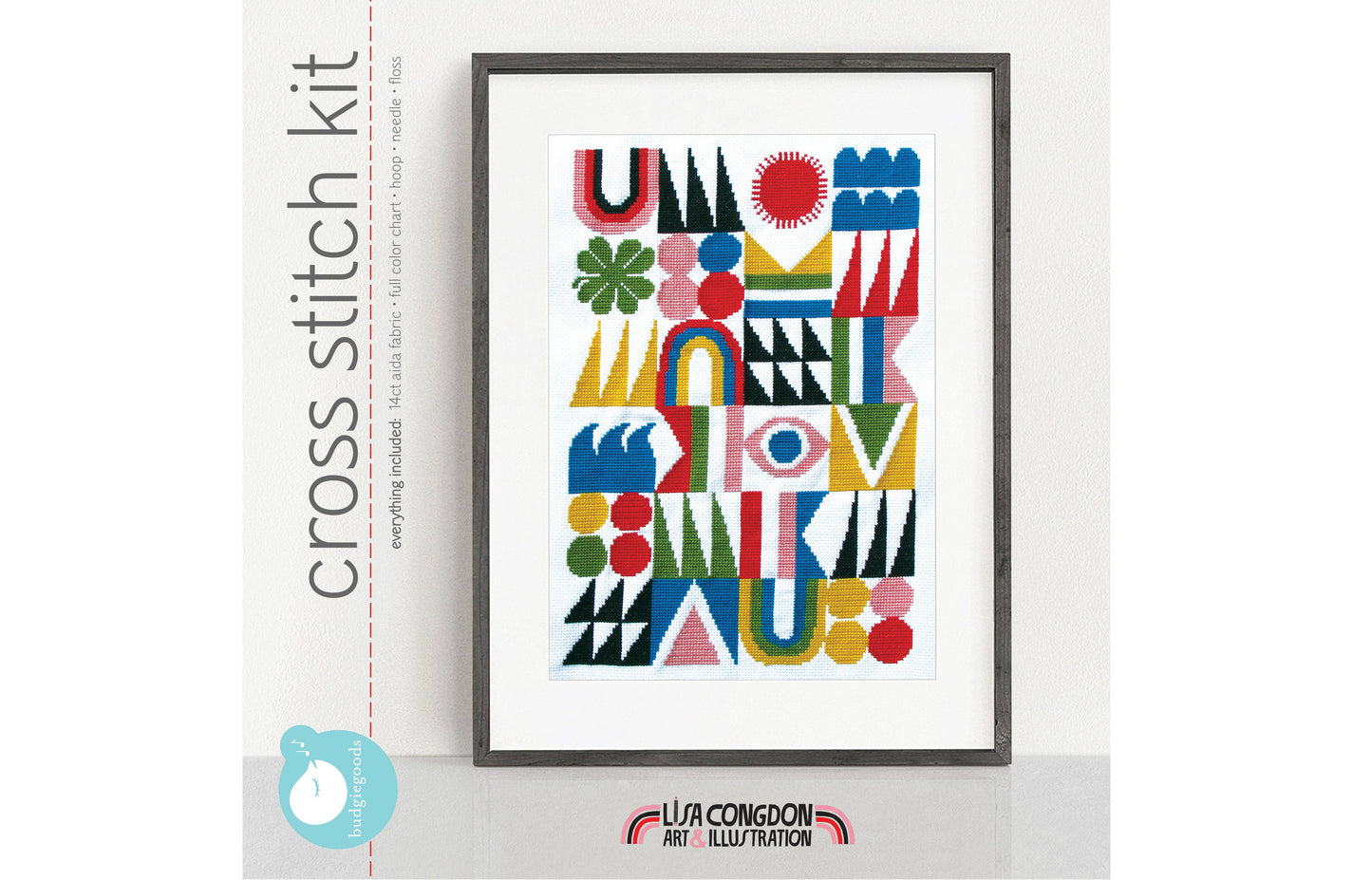 Brightside Lisa Congdon Cross Stitch Kit