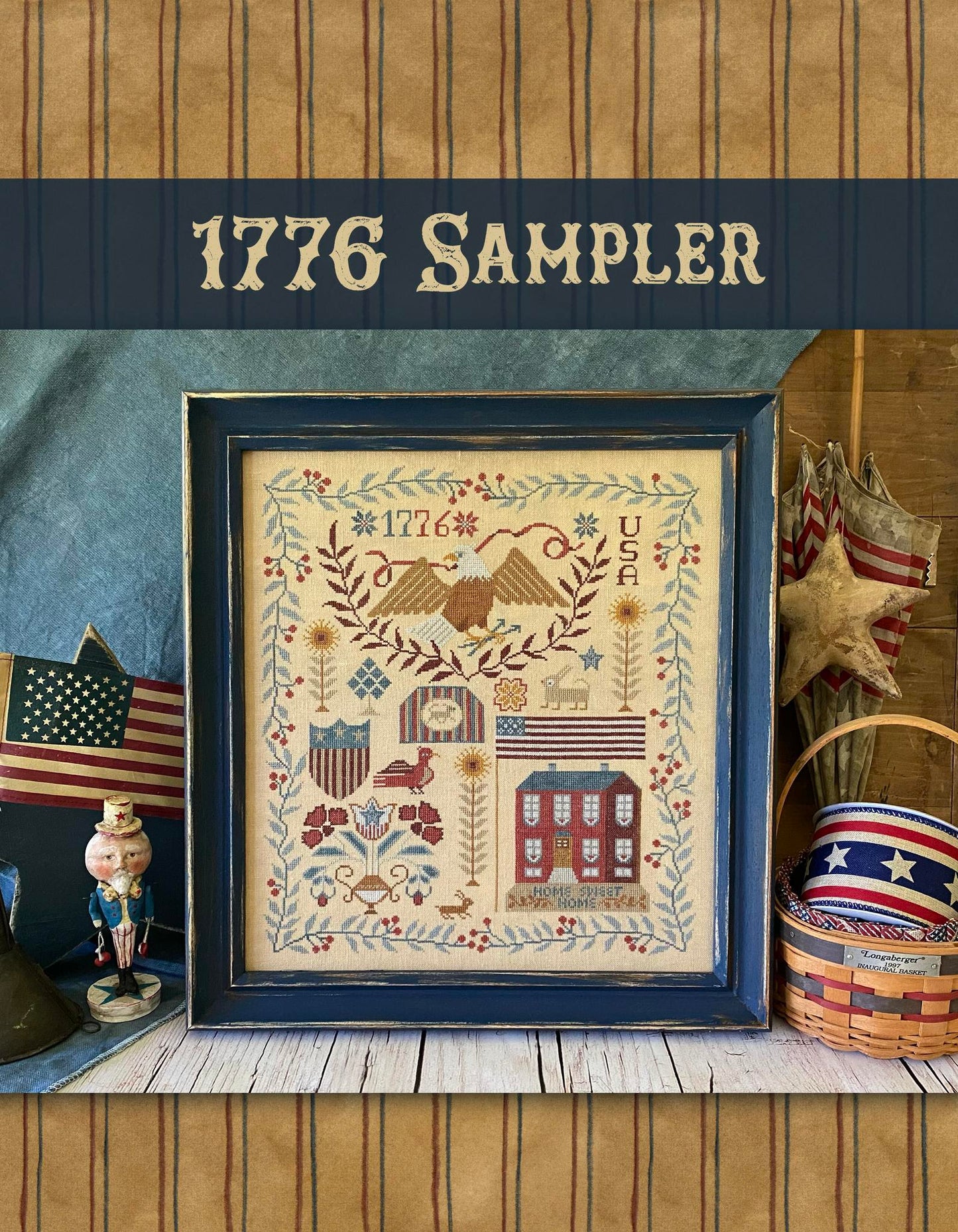 Hello America Book of 7 Designs by Teresa Kogut Cross Stitch Pattern