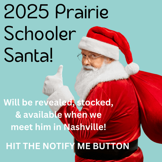 PREORDER 2025 Prairie Schooler Santa Cross Stitch Pattern Nashville Market