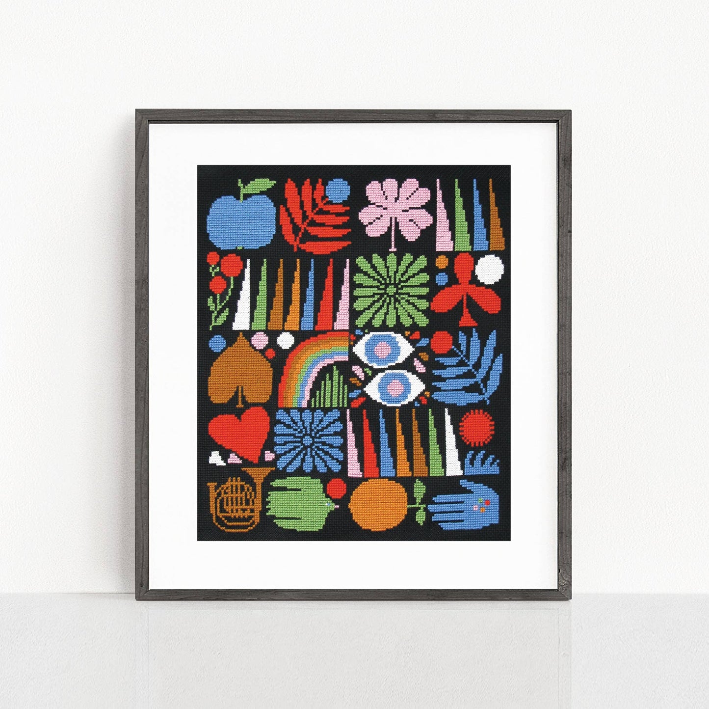 Joyful Grid Lisa Congdon Cross Stitch Kit