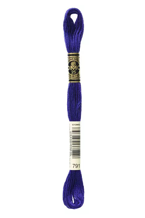 791 DMC Six Strand Cotton Embroidery Floss