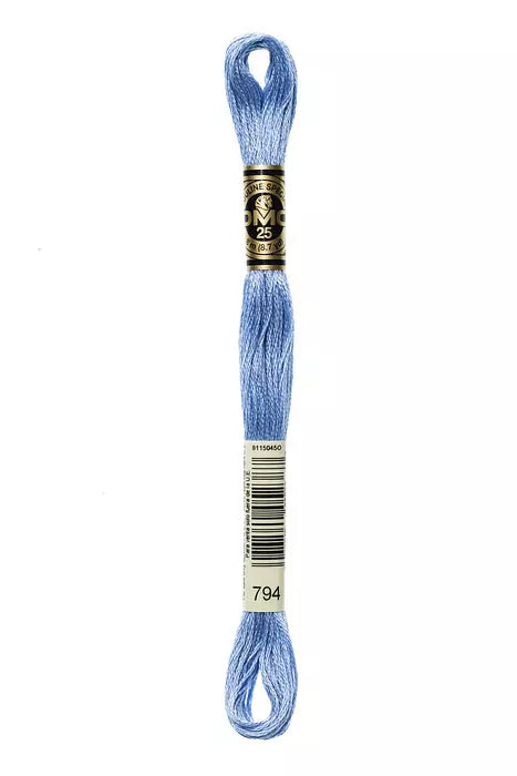 794 DMC Six Strand Cotton Embroidery Floss