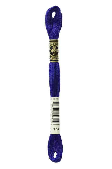 796 DMC Six Strand Cotton Embroidery Floss