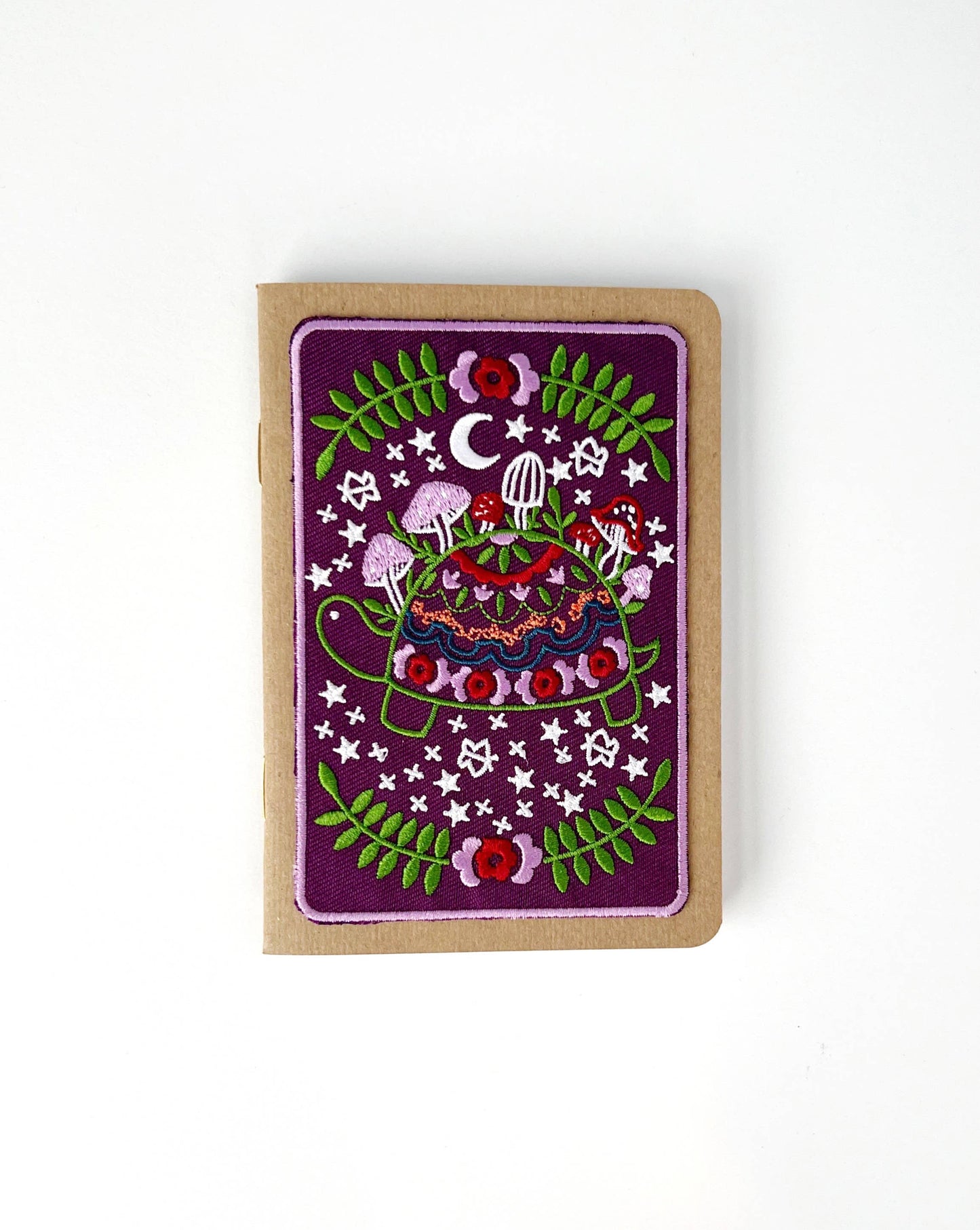 Turtle Embroidery Pocket Notebook