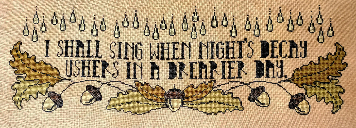 A Drearier Day The Artsy Housewife Cross Stitch Pattern