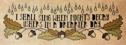 A Drearier Day The Artsy Housewife Cross Stitch Pattern