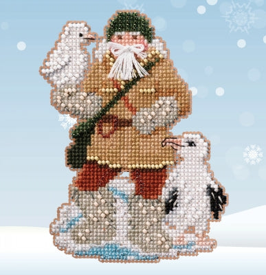 Albatross Santa Antarctic Mill Hill Ornament Kit with Beads