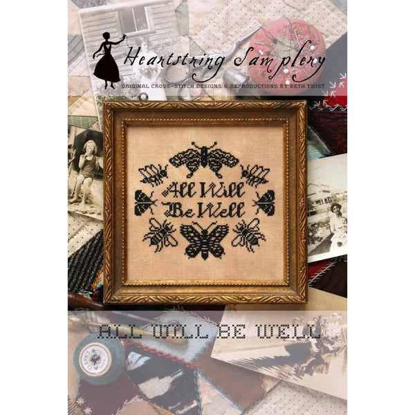 All Will Be Well Cross Stitch Pattern by Heartstring Samplery