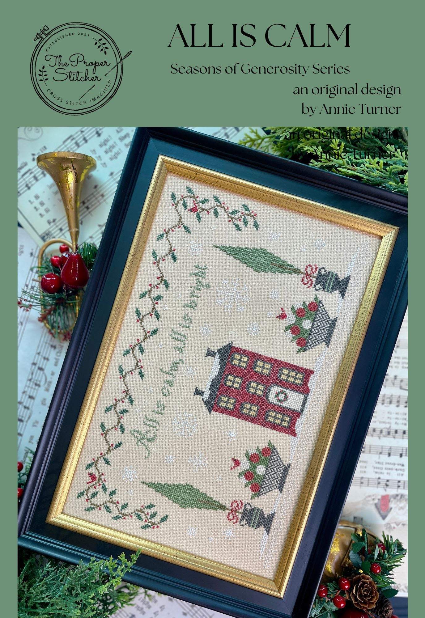 All is Calm Cross Stitch Pattern by The Proper Stitcher