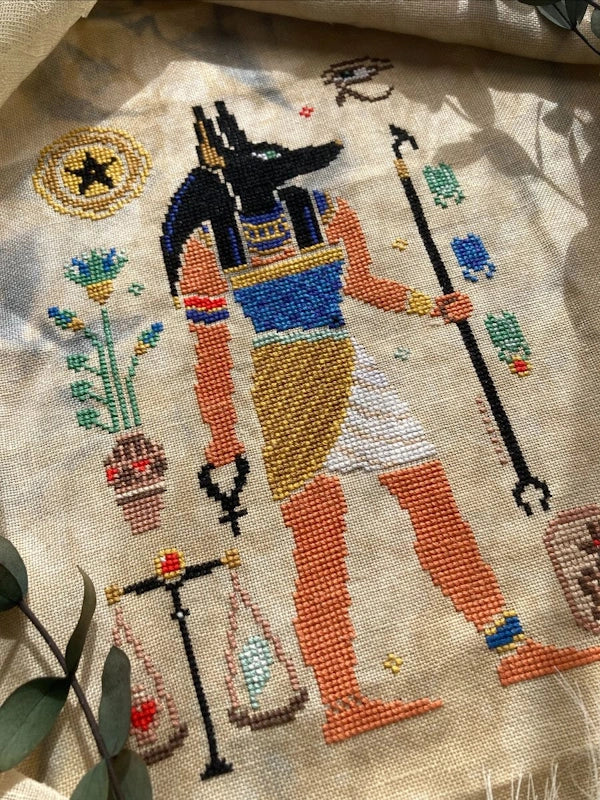 Anubis by Quaternion Creations Cross Stitch