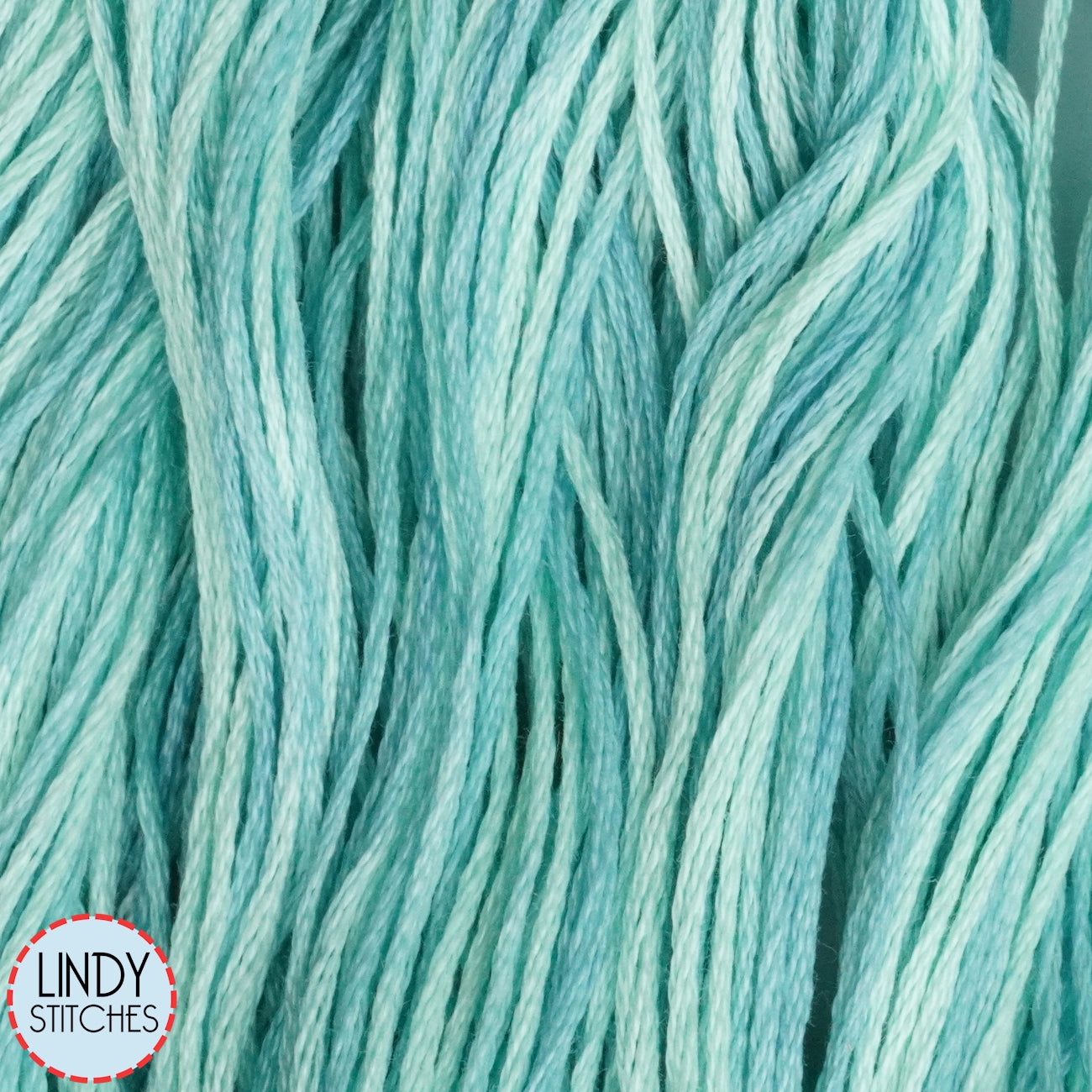 Aqua Weeks Dye Works Floss Hand Dyed Cotton Skein 2131