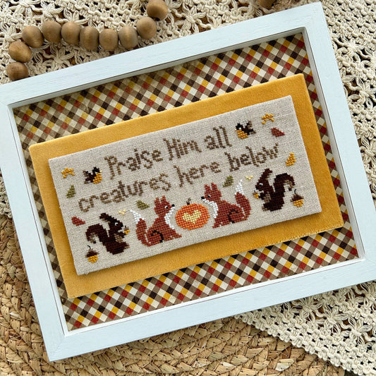 Autumn Doxology Cross Stitch Pattern by Sweet Wing Studio