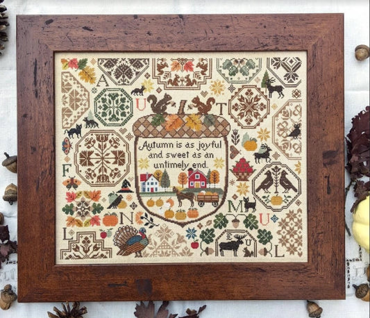 Autumn is as Joyful by Lila's Studio Cross Stitch Pattern