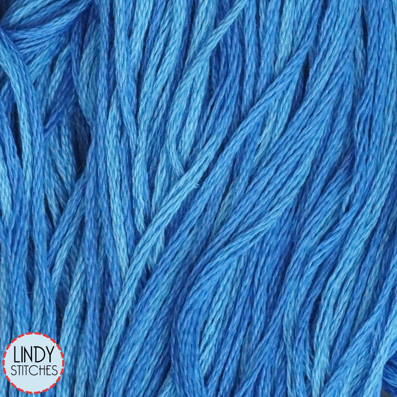 Blue Bonnet Weeks Dye Works Floss Hand Dyed Cotton Skein 2339