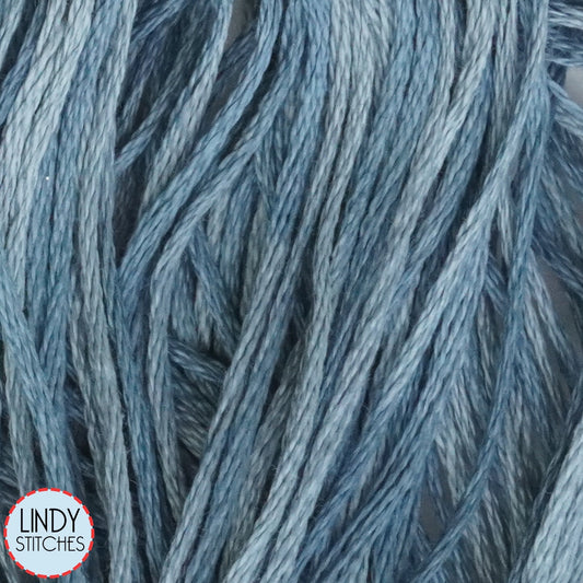 Blue Jeans Weeks Dye Works Floss Hand Dyed Cotton Skein 2107