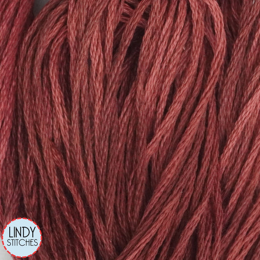 Brick Weeks Dye Works Floss Hand Dyed Cotton Skein 1331