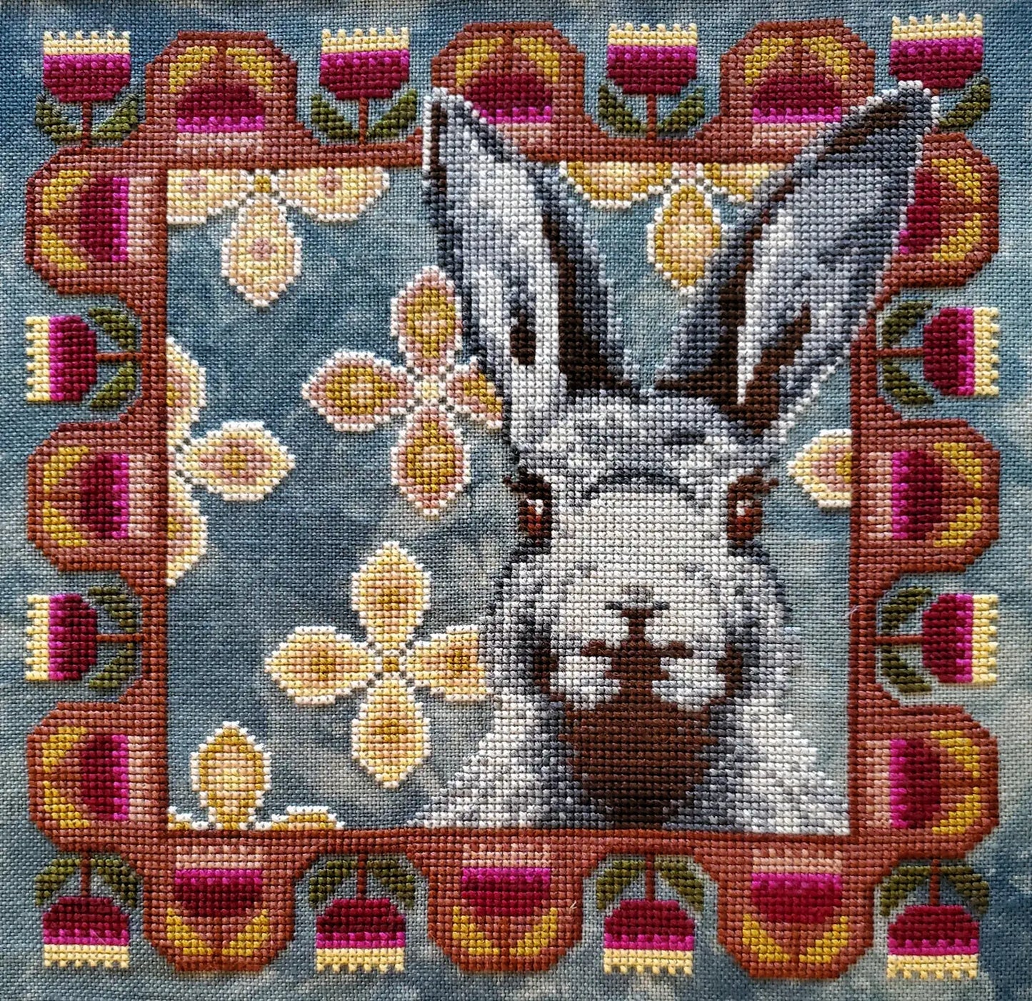 PREORDER Bun Bun Cross Stitch Pattern by the Artsy Housewife Nashville Market