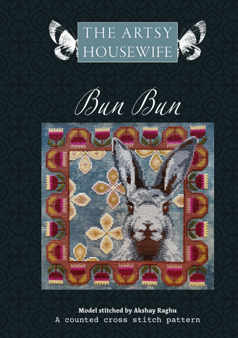 PREORDER Bun Bun Cross Stitch Pattern by the Artsy Housewife Nashville Market