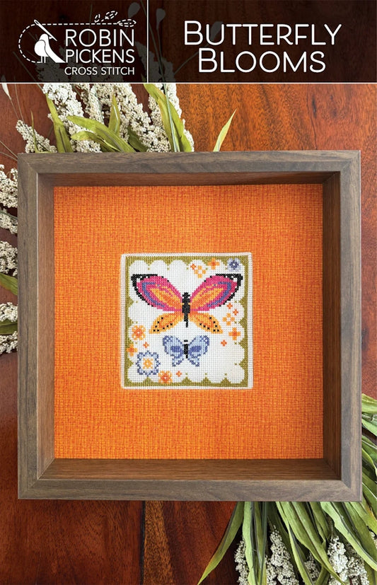 Butterfly Blooms Cross Stitch Pattern by Robin Pickens