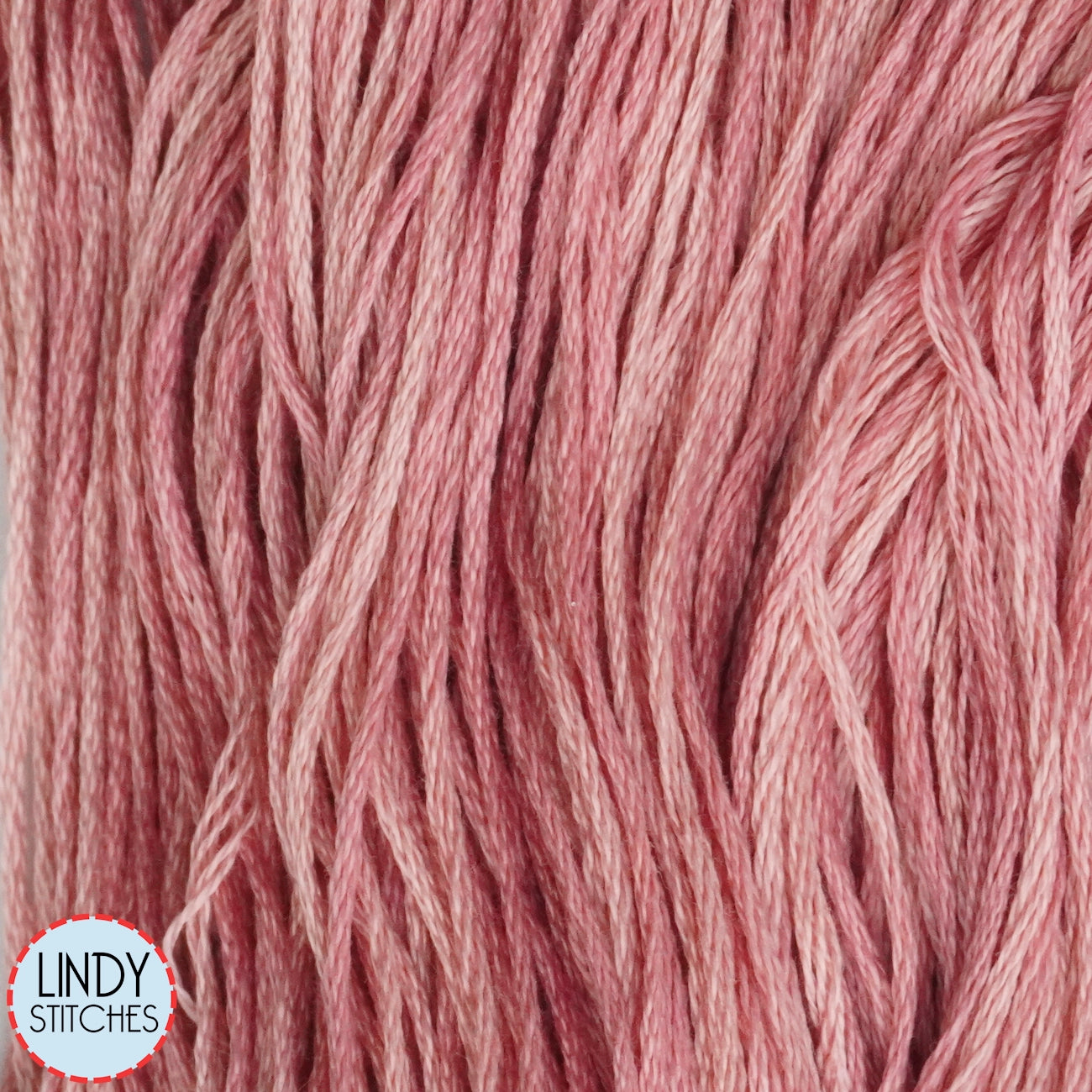 Charlotte's Pink Weeks Dye Works Floss Hand Dyed Cotton Skein 2282