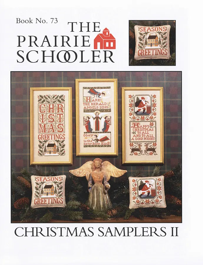 Christmas Samplers II The Prairie Schooler Cross Stitch Pattern #73