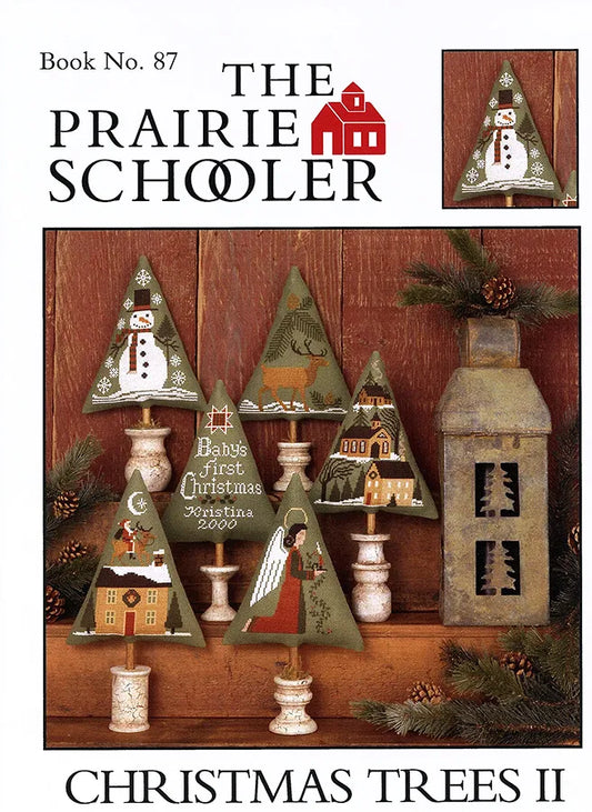 Christmas Trees II  The Prairie Schooler Cross Stitch Pattern #87