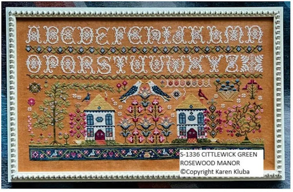 Cittlewick Green Cross Stitch Pattern by Rosewood Manor