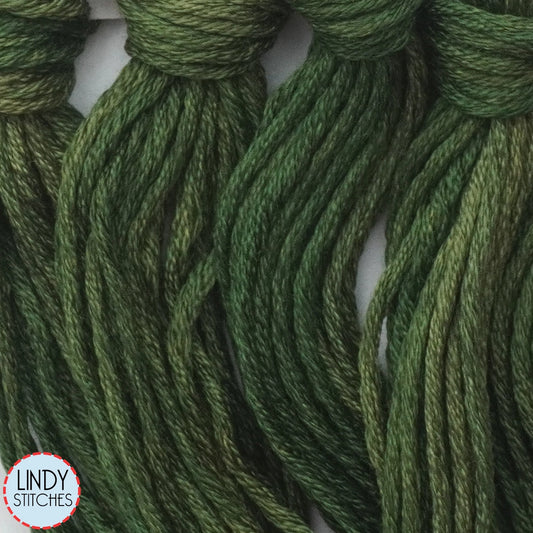 Collard Greens Belle Soie Classic Colorworks 12 Strand Hand-Dyed Silk Floss