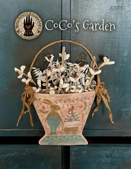 PREORDER Coco's Garden Cross Stitch Pattern by Teresa Kogut Nashville Market