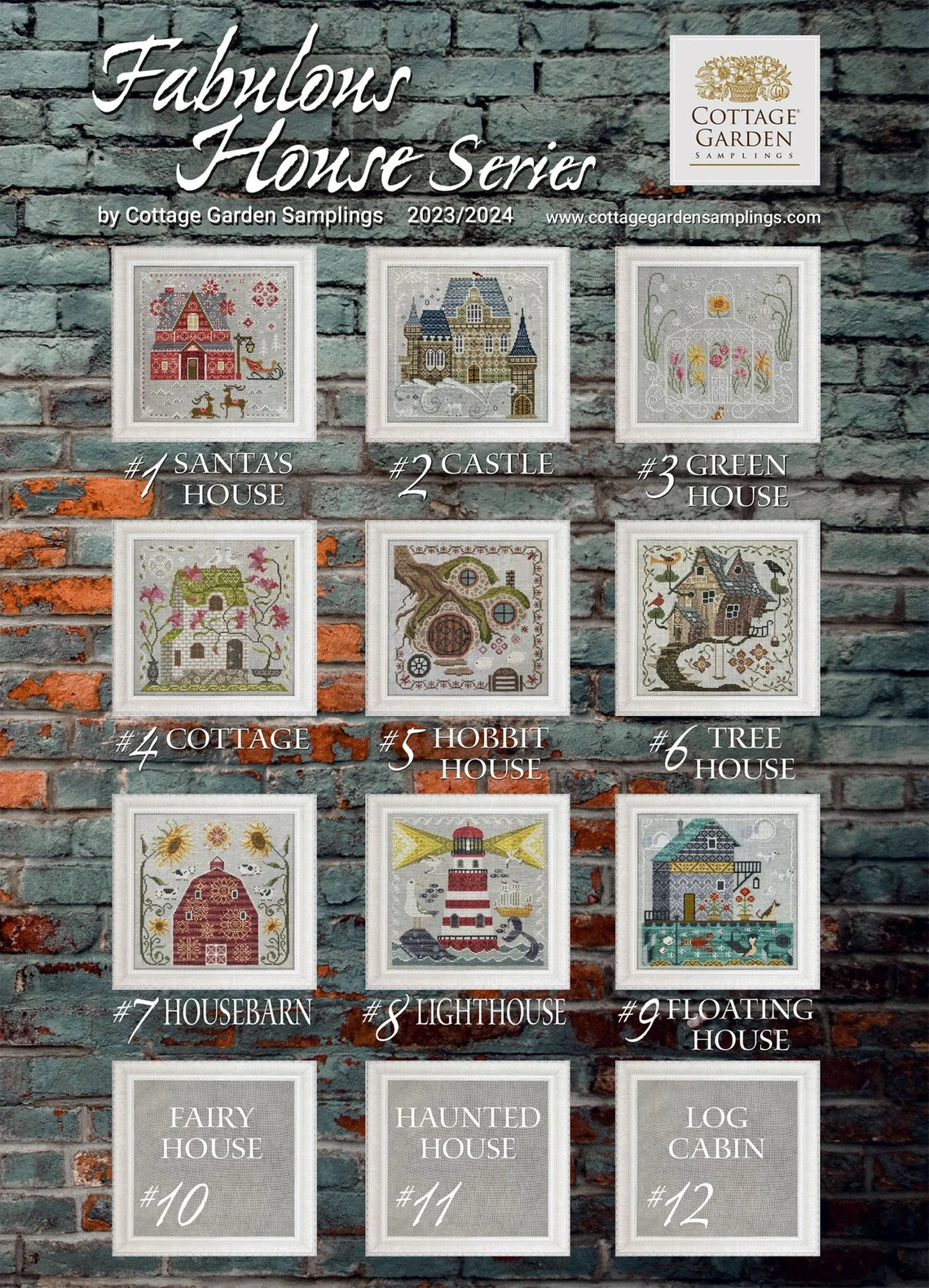 Fabulous House #9 Floating House by Cottage Garden Samplings Cross Stitch Pattern