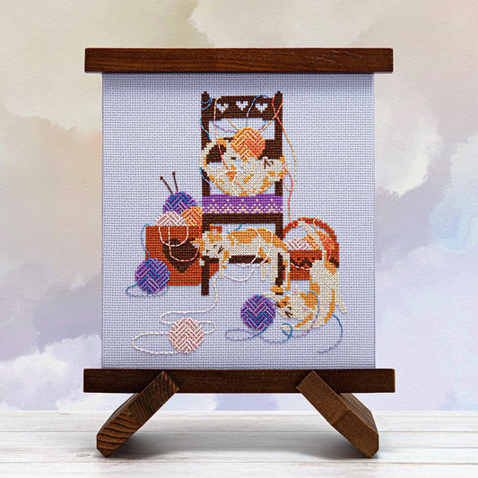 Crafty Cats Cross Stitch Pattern by Counting Puddles