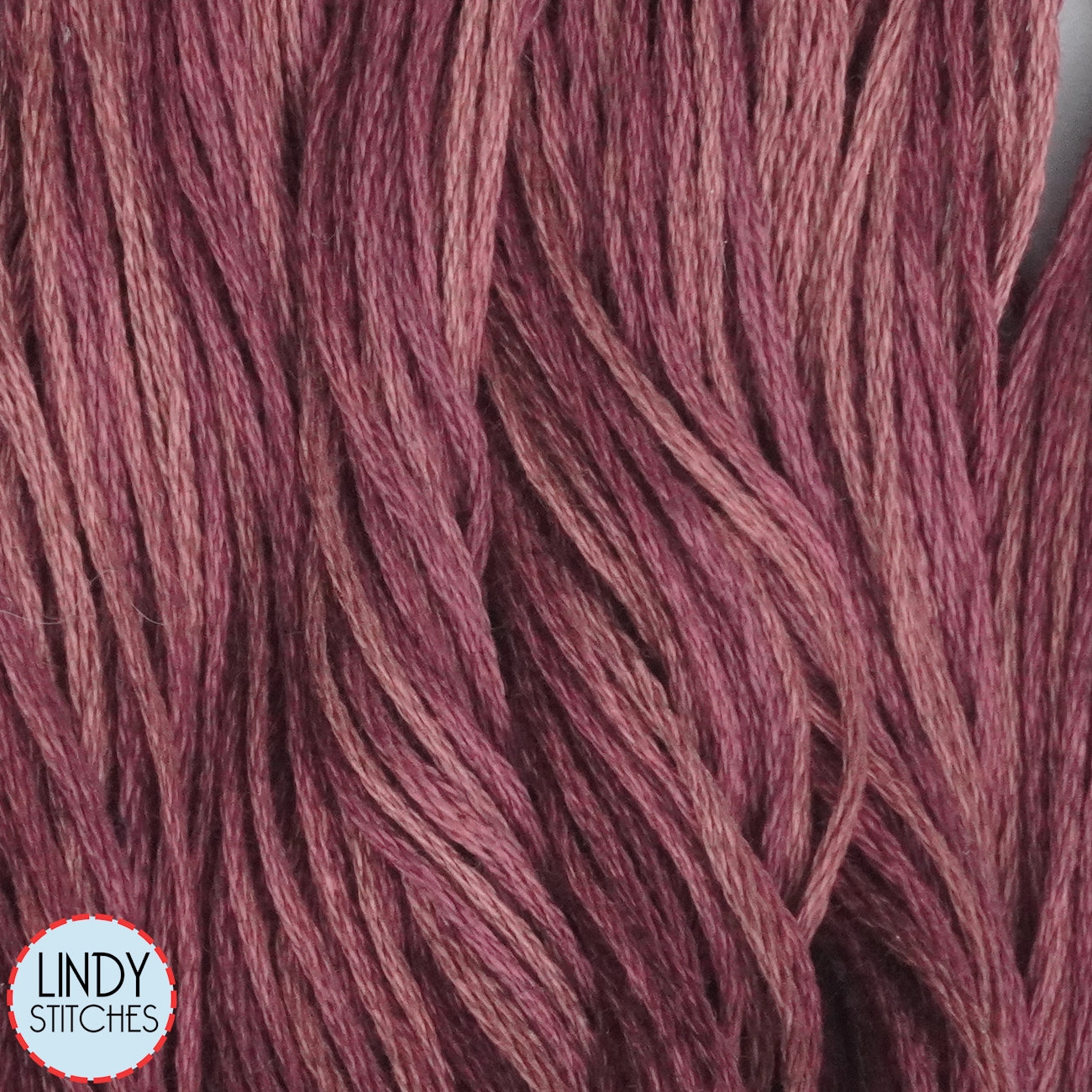 Cranberry Ice Weeks Dye Works Floss Hand Dyed Cotton Skein 1323