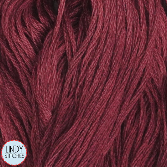 Crimson Weeks Dye Works Floss Hand Dyed Cotton Skein 3860