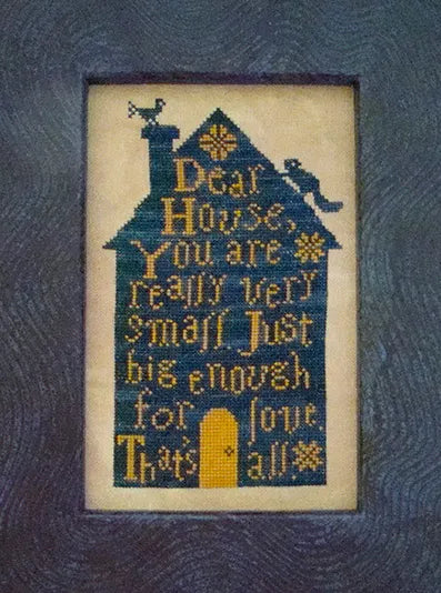 Dear House Carriage House Samplings Cross Stitch Pattern