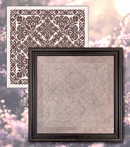 Delicate Garden Cross Stitch Pattern by Ink Circles