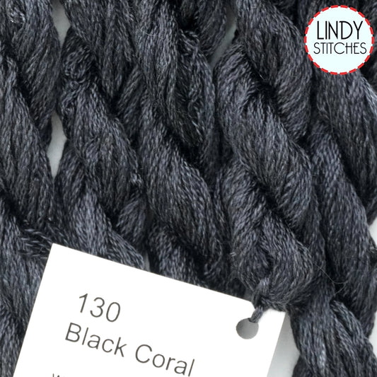 Black Coral Dinky Dyes Silk Floss 130