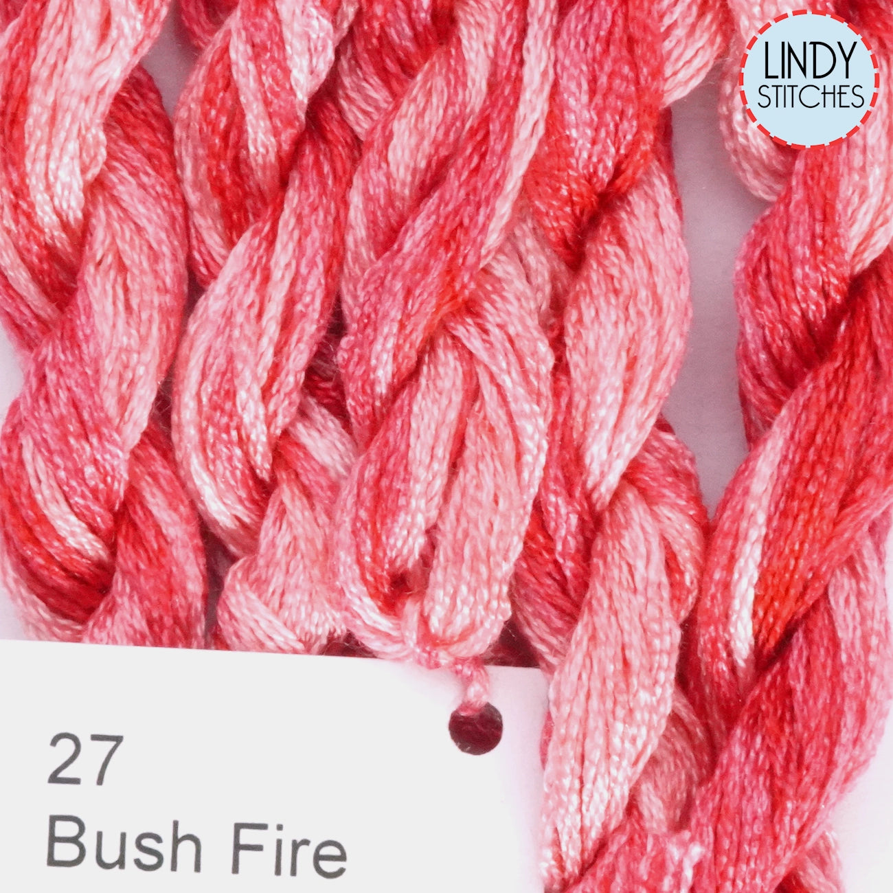Bush Fire Dinky Dyes Silk Floss 27