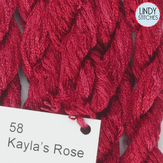 Kayla's Rose Dinky Dyes Silk Floss 58