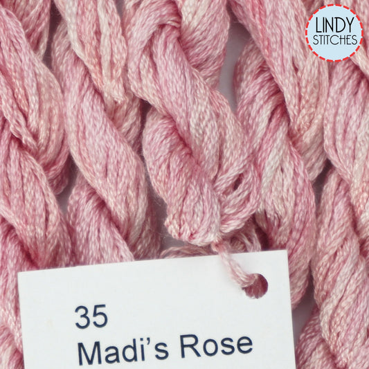 Madi's Rose Dinky Dyes Silk Floss 35