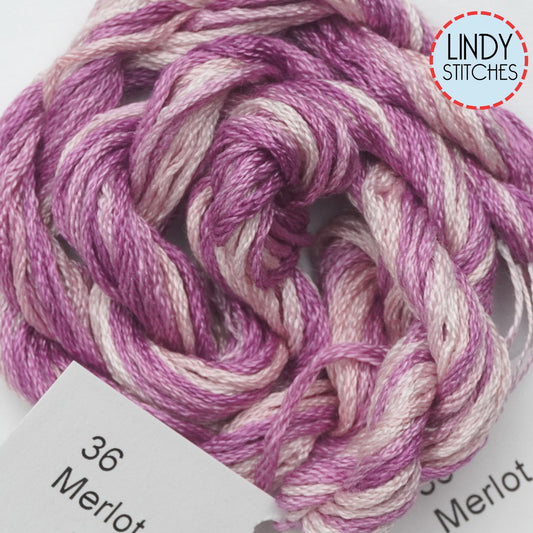 Merlot Dinky Dyes Silk Floss 36