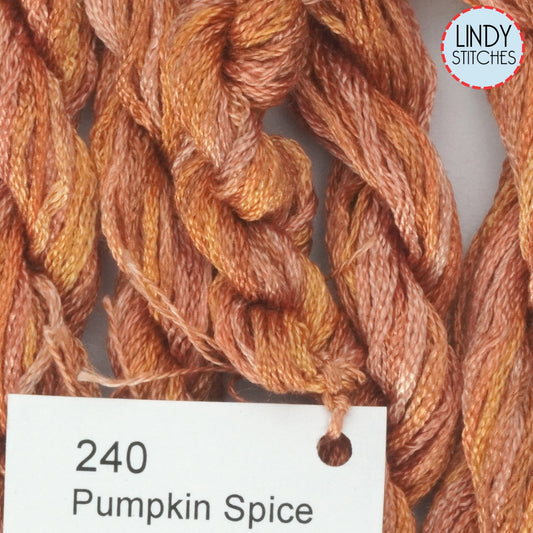 Pumpkin Spice Dinky Dyes Silk Floss 240