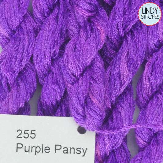 Purple Pansy Dinky Dyes Silk Floss 255