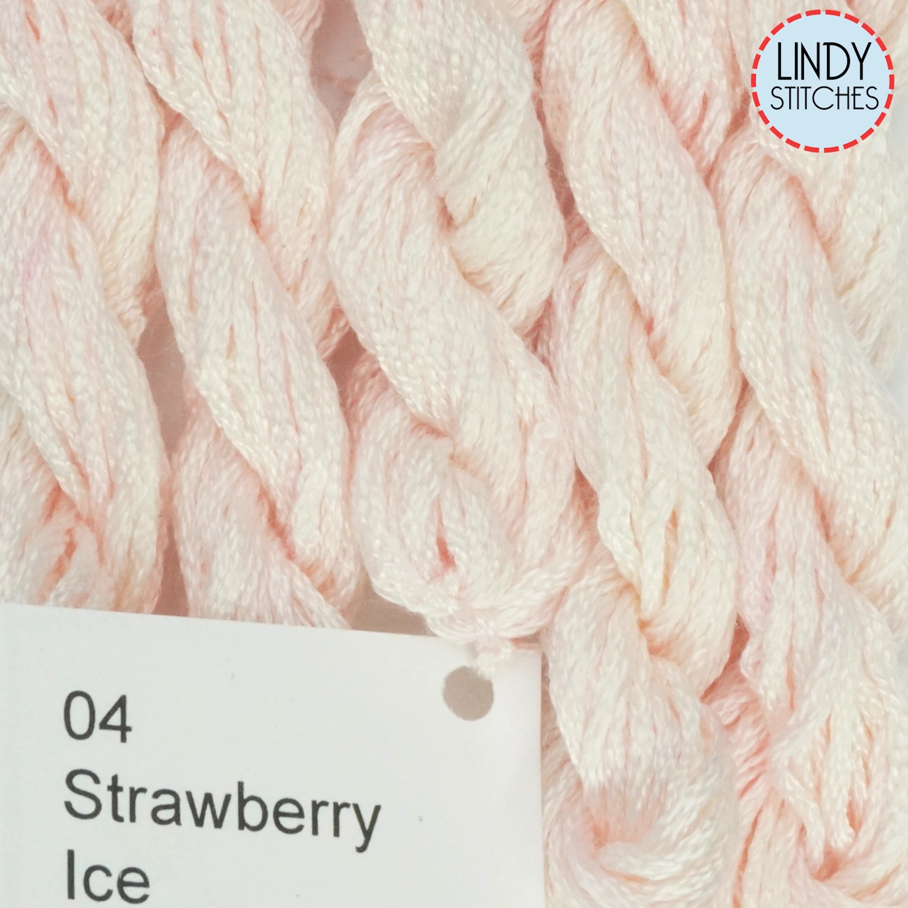 Strawberry Ice Dinky Dye's Silk Floss 04