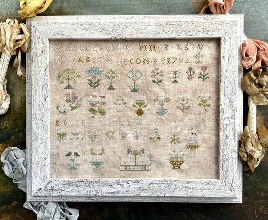 Elisabeth LeConte 1786 Cross Stitch Pattern by Kathy Barrick