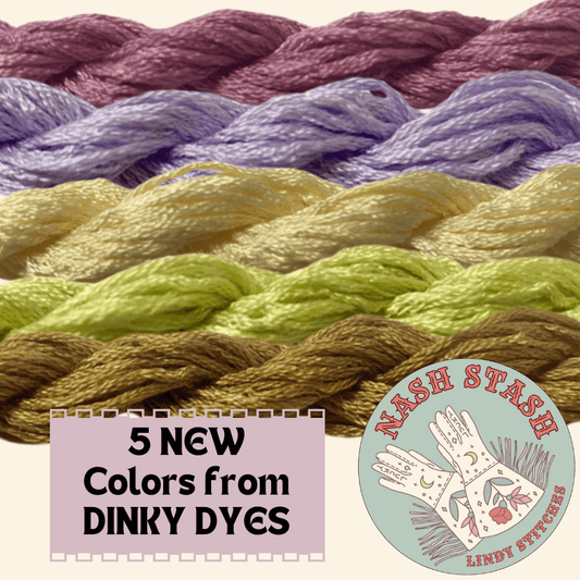 PREORDER 5 New Colors of Silk from Dinky Dyes Nashville Market