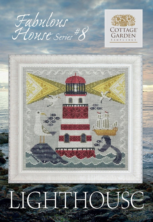 Fabulous House #8 Lighthouse by Cottage Garden Samplings Cross Stitch Pattern