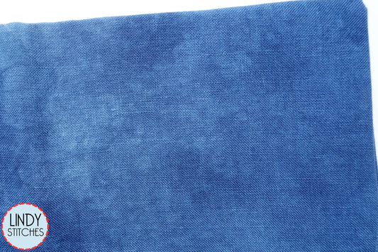 32 count Sapphire Belfast Linen Fiber on a Whim Hand Dyed Cross Stitch Fabric