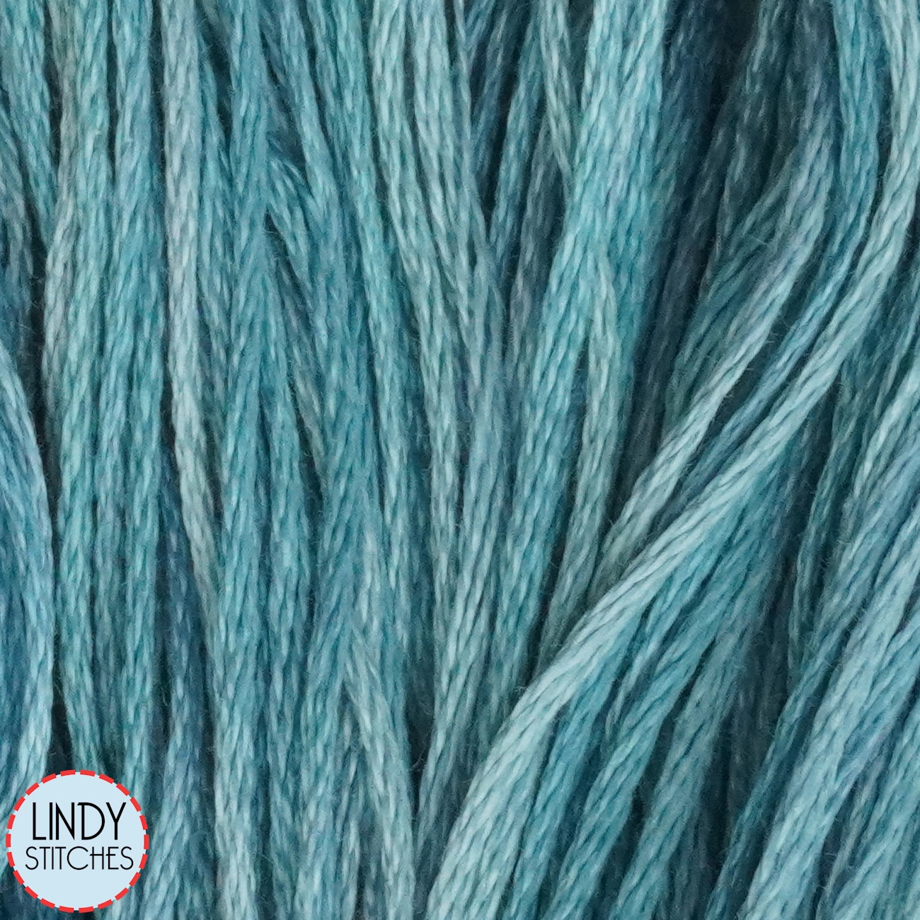 Glacial Melt Weeks Dye Works Floss Hand Dyed Cotton Skein 2112